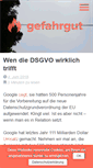 Mobile Screenshot of gefahrgutblog.de